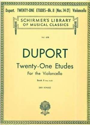 Jean-Pierre Duport: 21 Etudes - Book 2