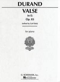 Auguste Durand: Valse in E Flat, Op. 83