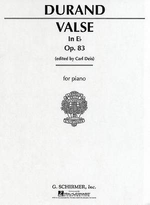 Auguste Durand: Valse in E Flat, Op. 83