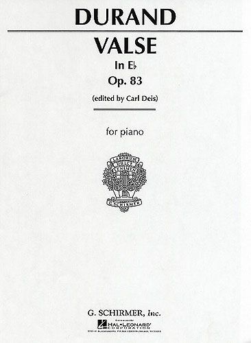 Auguste Durand: Valse in E Flat, Op. 83