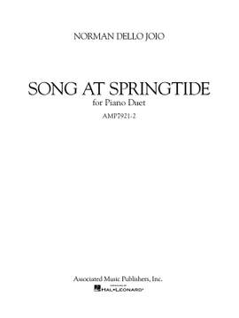 Norman Dello Joio: Song at Springtide