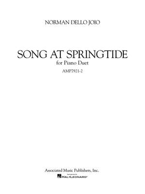 Norman Dello Joio: Song at Springtide