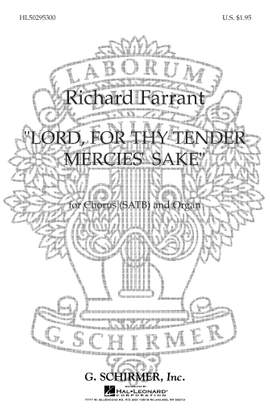 Richard Farrant: Lord For Thy Tender Mercies Sake With Organ