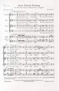 Paul Fetler: Snow Toward Evening