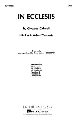 Giovanni Gabrieli: In Ecclesiis Brass Parts