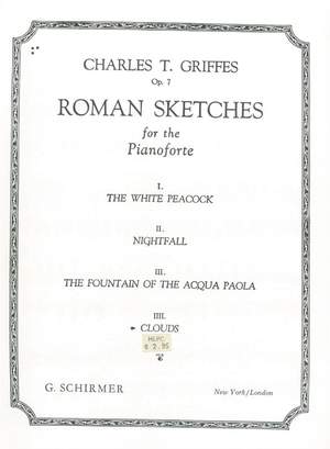 Charles Tomlinson Griffes: White Peacock, Op. 7 (From Roman Sketches)