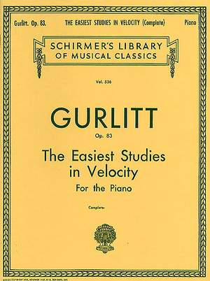 Cornelius Gurlitt: Easiest Studies in Velocity, Op. 83