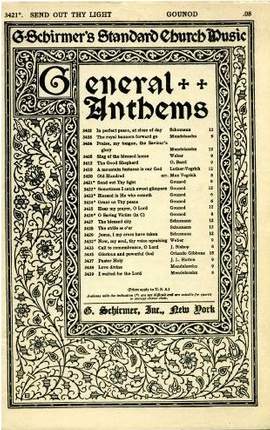 Charles Gounod: Send Out Thy Light Organ