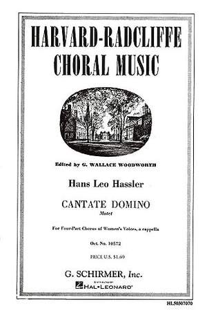 Hans Leo Hassler: Cantate Domino Motet