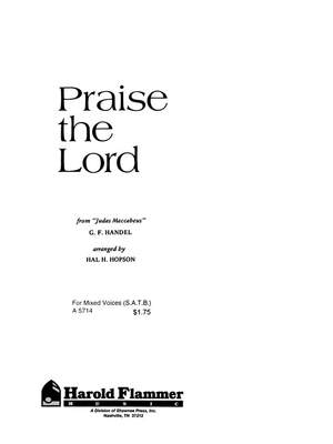 Georg Friedrich Händel: Praise The Lord