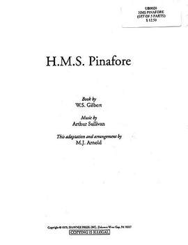 Arthur Seymour Sullivan: H.M.S. Pinafore