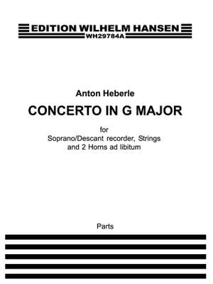Anton Heberle_Michala Petri: Concerto In G Major For Recorder And Strings