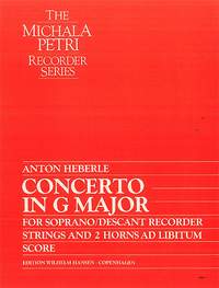 Anton Heberle_Michala Petri: Concerto In G Major For Recorder and Strings