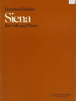 Bernhard Heiden: Siena