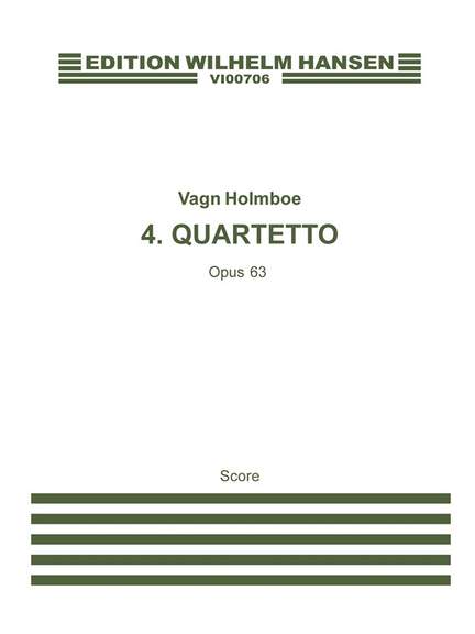 Vagn Holmboe: String Quartet No.4