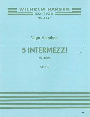 Vagn Holmboe: 5 Intermezzi Op. 149