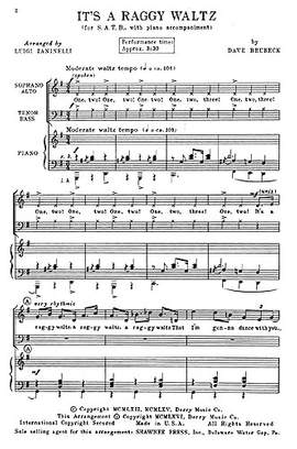 Dave Brubeck: It's A Raggy Waltz