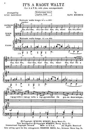 Dave Brubeck: It's A Raggy Waltz