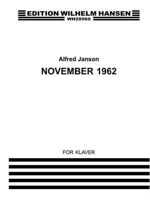 Alfred Janson: November 1962