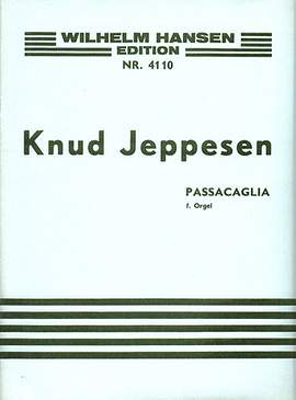 Knud Jeppesen: Passacaglia For Organ