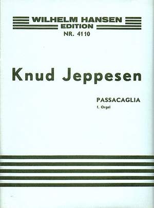 Knud Jeppesen: Passacaglia For Organ