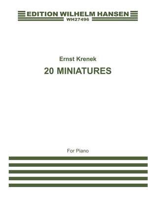 Ernst Krenek: 20 Miniatures