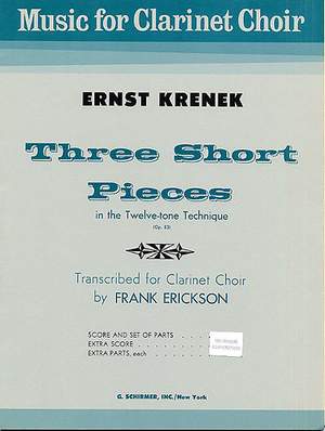 Ernst Krenek: 3 Short Pieces in Twelve-Tone Techniques