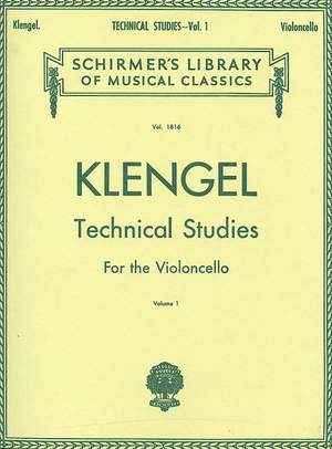 Julius Klengel: Technical Studies - Volume 1