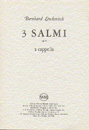 Bernhard Lewkovitch: Three Psalms Op. 9