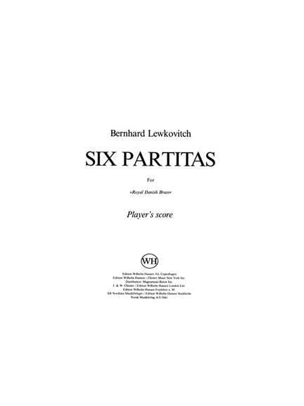 Bernhard Lewkovitch: Six Partitas