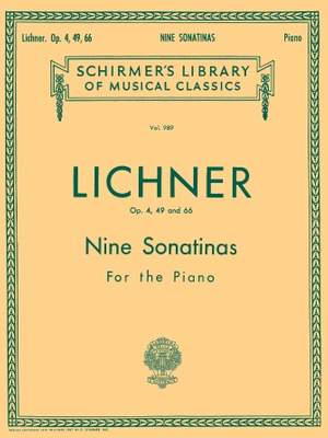 Heinrich Lichner: 9 Sonatinas, Op. 4, 49, 66