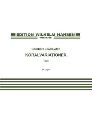 Bernhard Lewkovitch: Six Partitas On German Chorales