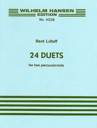 Bent Lylloff: 24 Duets For Percussion