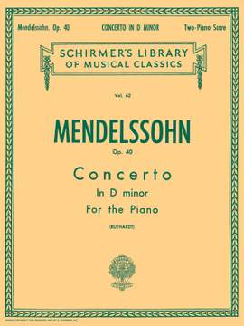 Felix Mendelssohn Bartholdy: Concerto No. 2 in D Minor, Op. 40