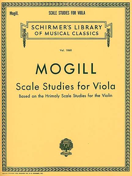 Leonard Mogill: Scale Studies for Viola