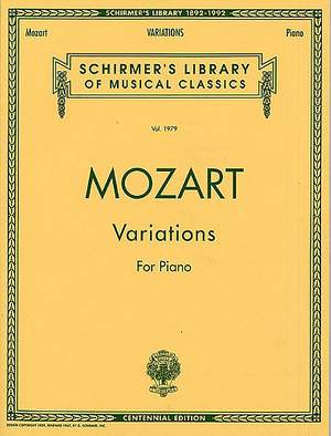 Wolfgang Amadeus Mozart: Piano Variations (Complete)
