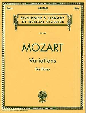 Wolfgang Amadeus Mozart: Piano Variations (Complete)