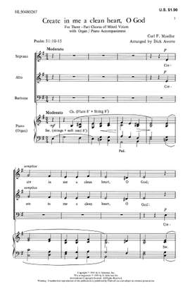 Carl F. Mueller: Create In Me Clean Heart O God