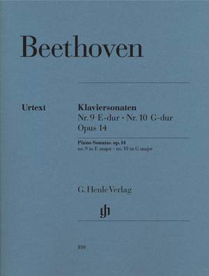 Beethoven, L v: Sonata No. 9 in E op 14/1 & Sonata No. 10 op 14/2