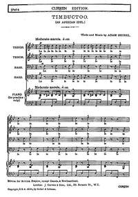 Adam Geibel: Timbuctoo
