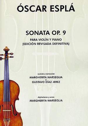 Oscar Espla: Sonata Op.9 Para Violin Y Piano