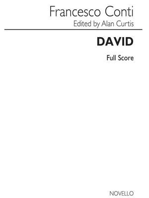 Francesco Bartholomeo Conti: David (Full Score)
