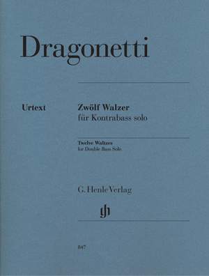 Dragonetti, D: 12 Walzer für Kontrabass solo