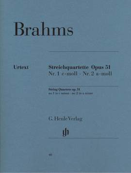 Brahms, J: Streichquartette op. 51/1&2