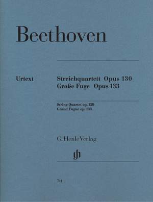 Beethoven, L v: String Quartet Op 130 Grosse Fugue Op 133