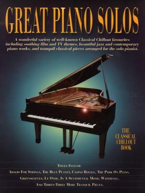 Great Piano Solos - The Classical Chillout Book