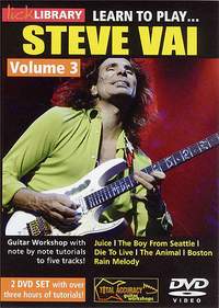 Steve Vai: Lick Library: Learn To Play Steve Vai - Volume 3