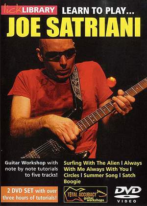 Joe Satriani: Learn To Play Joe Satriani (2 DVD)