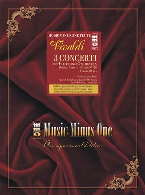 Antonio Vivaldi: 3 Concerti for Flute & Orchestra
