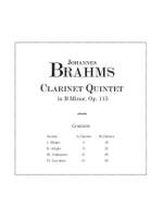 Johannes Brahms: Brahms - Clarinet Quintet in B minor, Op. 115 Product Image
